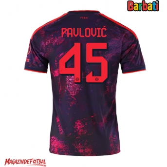 Bayern Munich Aleksandar Pavlovic #45 Tricou Fotbal Replică 2026-27 Barbati Treilea